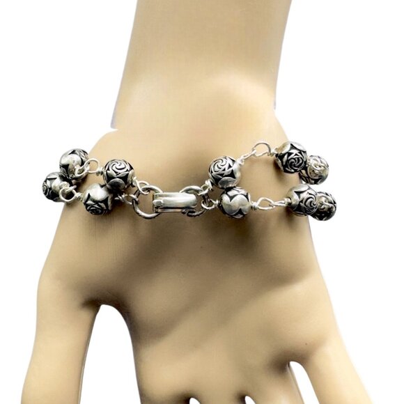 Upcycled  Vntg Rhinestone Watch w ith Danish Blue Willow China Icon Centerpiece - Picture 5 of 11